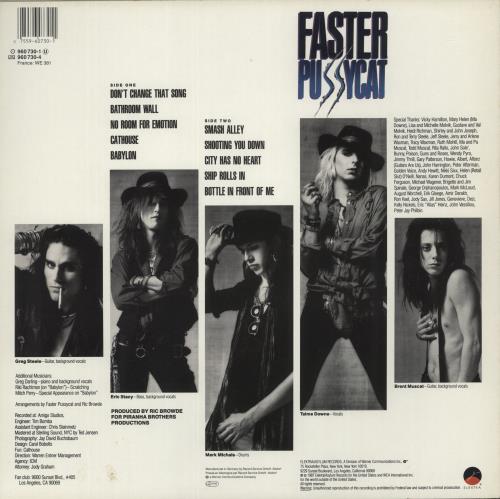 Faster Pussycat Faster Pussycat - EX vinyl LP album (LP record) US FPCLPFA698521