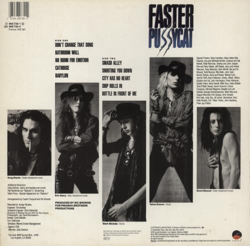 Faster Pussycat Faster Pussycat vinyl LP album (LP record) UK FPCLPFA277519