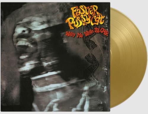 Faster Pussycat Wake Me When It's Over - Gold Vinyl 180 Gram - Numbered Edition vinyl LP album (LP record) UK FPCLPWA878613