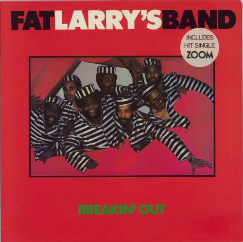 Fat Larry's Band Breakin' Out - Hype Sticker vinyl LP album (LP record) UK FLRLPBR790842