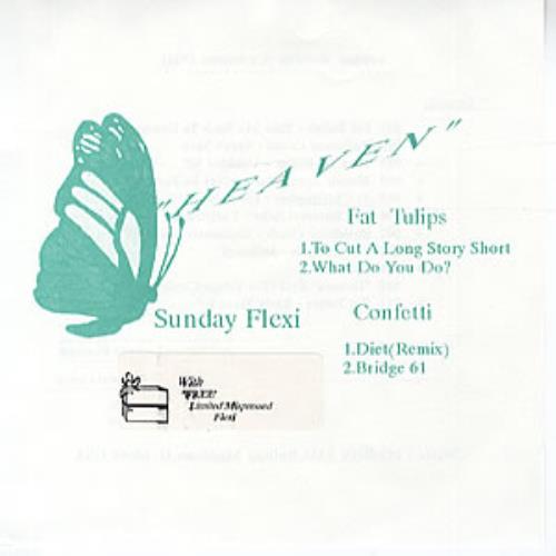 Fat Tulips Heaven + mispressed copy 7" vinyl single (7 inch record / 45) US FTS07HE319780