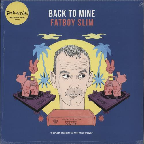 Fatboy Slim Back To Mine - Yellow Vinyl - Sealed 2-LP vinyl record set (Double LP Album) UK FBS2LBA869079