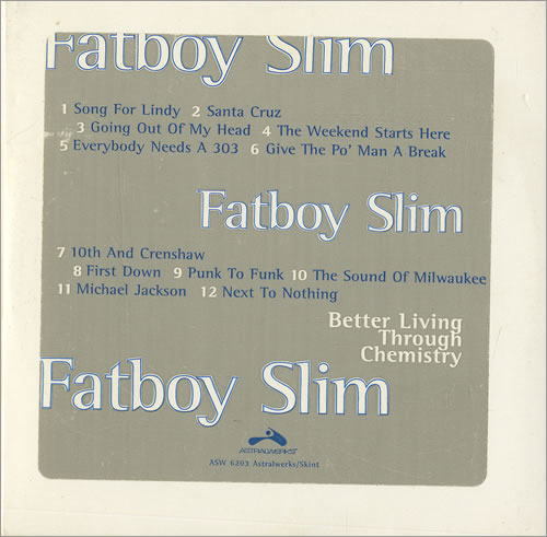 Fatboy Slim Better Living Through Chemistry CD album (CDLP) US FBSCDBE149533