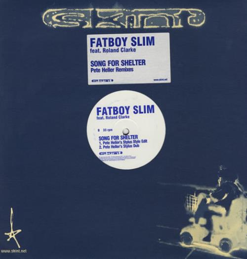 Fatboy Slim Song For Shelter 12" vinyl single (12 inch record / Maxi-single) UK FBS12SO202769