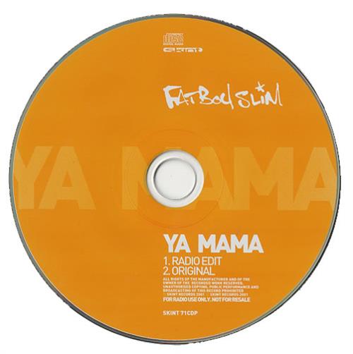 Fatboy Slim Ya Mama CD single (CD5 / 5") UK FBSC5YA436851