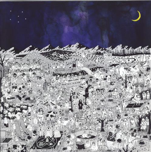 Father John Misty Pure Comedy - Cream Vinyl + Blue Sleeve 2-LP vinyl record set (Double LP Album) UK O8S2LPU735585