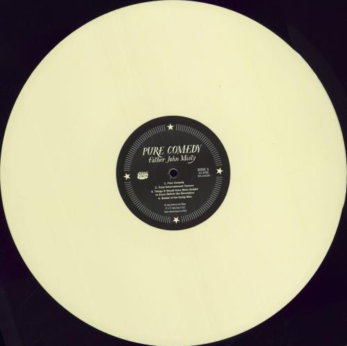 Father John Misty Pure Comedy - Cream Vinyl + Blue Sleeve 2-LP vinyl record set (Double LP Album) UK O8S2LPU735585