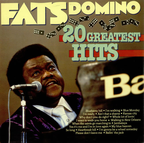 Fats Domino 20 Greatest Hits vinyl LP album (LP record) UK FTDLPGR497685