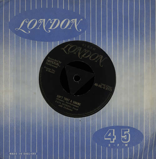 Fats Domino Ain't That A Shame 7" vinyl single (7 inch record / 45) UK FTD07AI568632