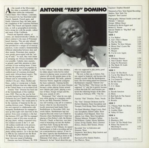 Fats Domino Antoine "Fats" Domino 3-LP vinyl record set (Triple LP Album) Dutch FTD3LAN821153