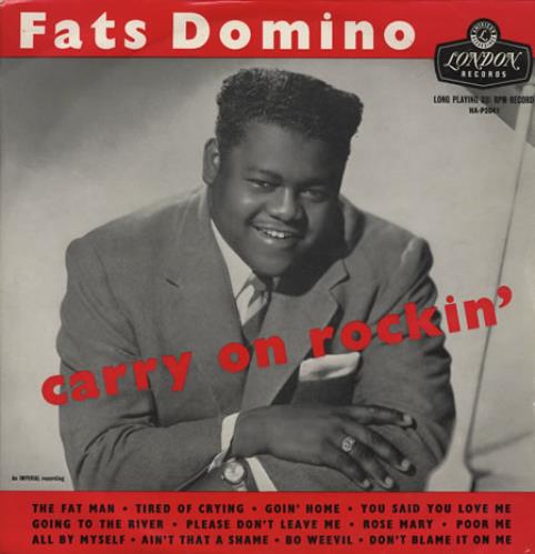 Fats Domino Carry On Rockin' vinyl LP album (LP record) UK FTDLPCA385052