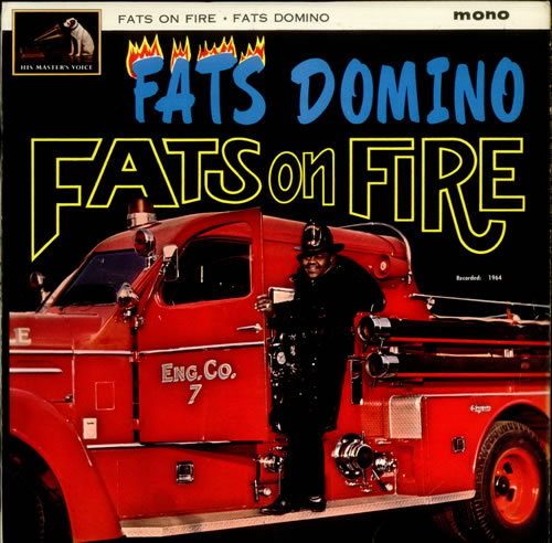 Fats Domino Fats On Fire vinyl LP album (LP record) UK FTDLPFA538689