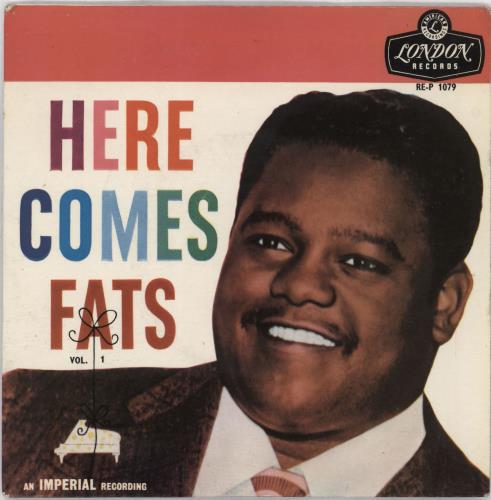 Fats Domino Here Comes 'Fats' Vol.1 EP - 1st 7" vinyl single (7 inch record / 45) UK FTD07HE766405