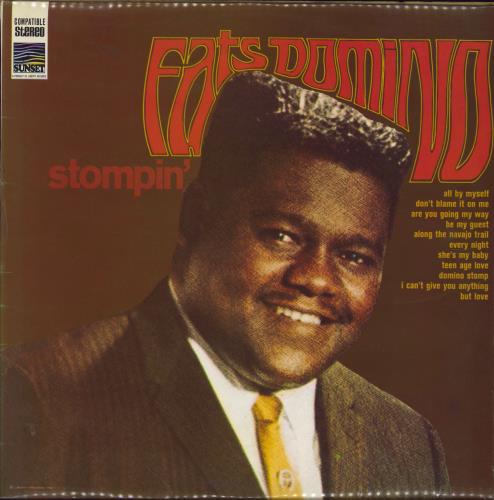 Fats Domino Stompin' Fats Domino vinyl LP album (LP record) UK FTDLPST769421