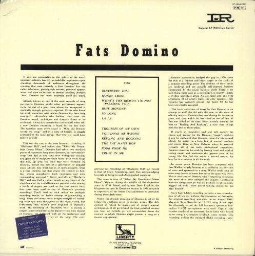 Fats Domino This Is Fats Domino vinyl LP album (LP record) French FTDLPTH719937