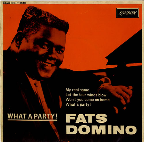Fats Domino What A Party! EP 7" vinyl single (7 inch record / 45) UK FTD07WH613695