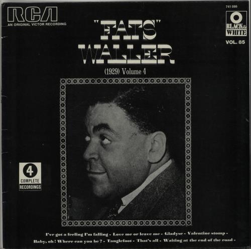 Fats Waller 1926-1929 Volumes 1 - 4 4-LP vinyl album record set French FTW4LVO648768