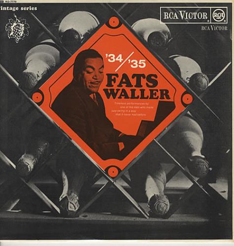 Fats Waller '34/'35 Fats Waller vinyl LP album (LP record) UK FTWLPFA331449