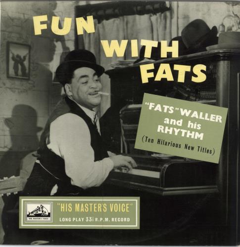 Fats Waller Fun With Fats vinyl LP album (LP record) UK FTWLPFU781064