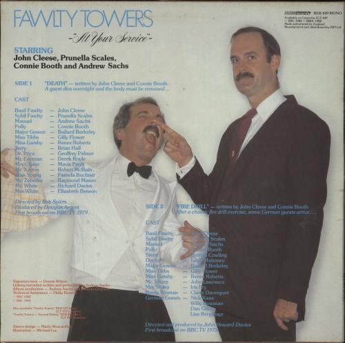 Fawlty Towers At Your Service - EX vinyl LP album (LP record) UK FTYLPAT845558