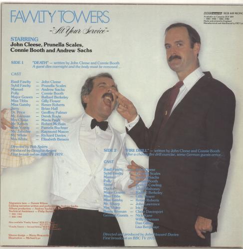 Fawlty Towers At Your Service vinyl LP album (LP record) UK FTYLPAT365841