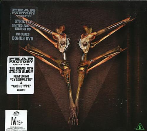 Fear Factory Archetype 2-disc CD/DVD set Australian FFY2DAR284800