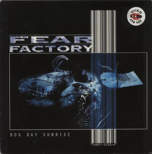 Fear Factory Dog Day Sunrise 12" vinyl single (12 inch record / Maxi-single) UK FFY12DO870784