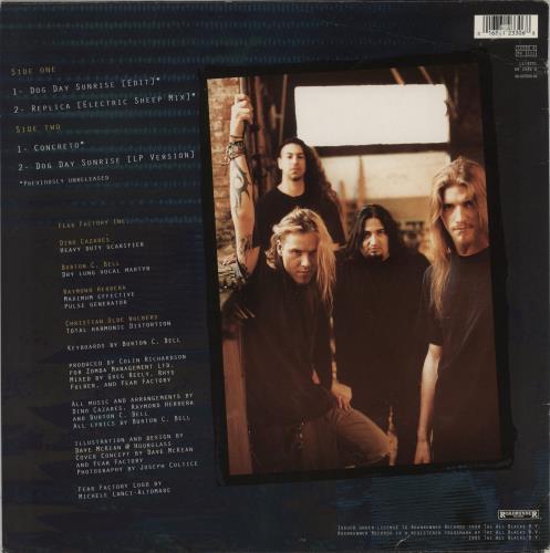 Fear Factory Dog Day Sunrise 12" vinyl single (12 inch record / Maxi-single) UK FFY12DO870784