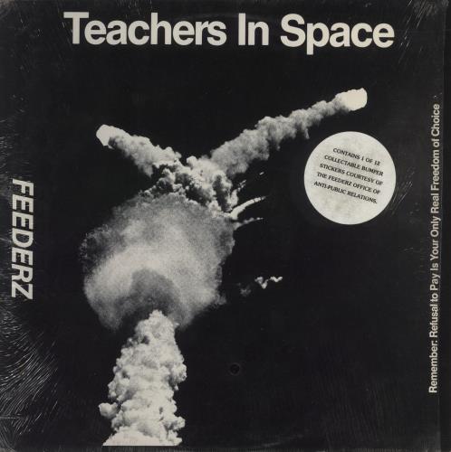 Feederz Teachers In Space + Sticker vinyl LP album (LP record) US 87KLPTE864094