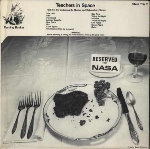 Feederz Teachers In Space + Sticker vinyl LP album (LP record) US 87KLPTE864094