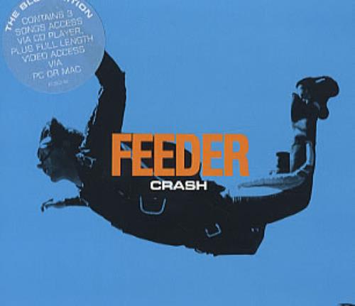 Feeder Crash - Blue CD single (CD5 / 5") UK FEEC5CR151022