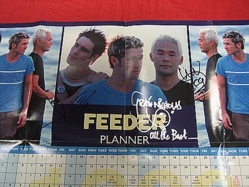 Feeder F.C.N - Autographed Fold-Out Fanzine fanzine UK FEEFAFC361444
