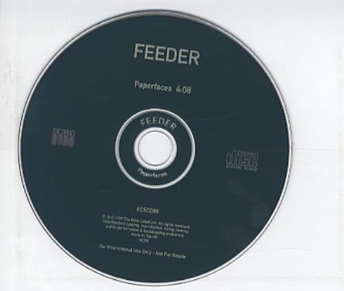 Feeder Paperfaces CD single (CD5 / 5") UK FEEC5PA321887