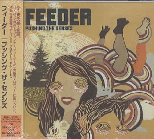 Feeder Pushing The Senses CD album (CDLP) Japanese FEECDPU319322