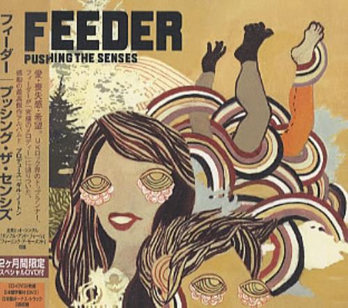 Feeder Pushing The Senses 2-disc CD/DVD set Japanese FEE2DPU325126
