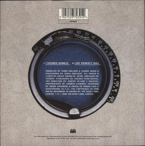 Feeder Stereo World 7" vinyl single (7 inch record / 45) UK FEE07ST250048