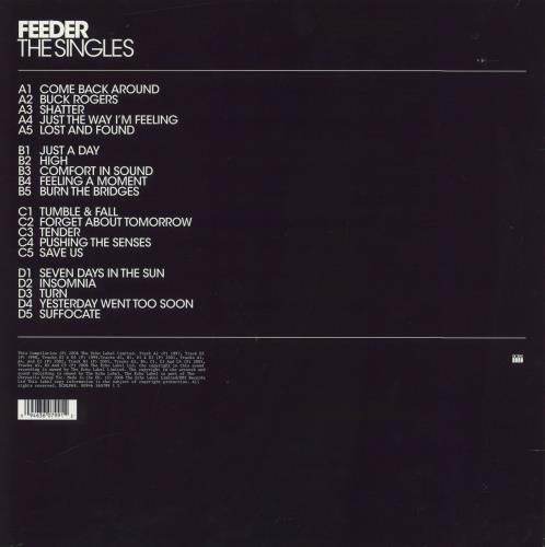 Feeder The Singles 2-LP vinyl record set (Double LP Album) UK FEE2LTH358399