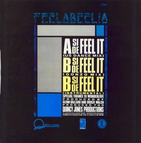 Feelabeelia Feel It 12" vinyl single (12 inch record / Maxi-single) UK FHM12FE792897