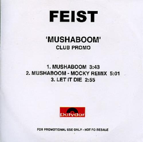 Feist Mushaboom CD-R acetate UK FETCRMU296660