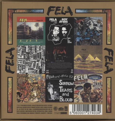 Fela Kuti Limited Edition Box Set Three CD Album Box Set UK KUTDXLI808606