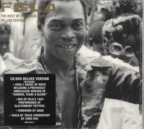 Fela Kuti The Best Of The Black President 2 - Deluxe Edition - Sealed 3-disc CD/DVD Set US KUT3DTH828674