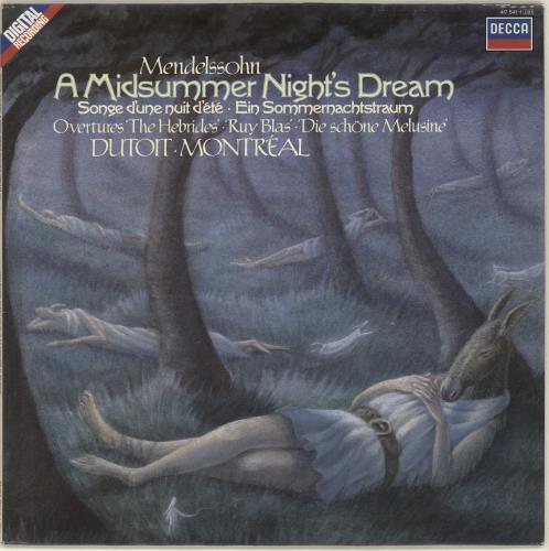 Felix Mendelssohn A Midsummer Night's Dream vinyl LP album (LP record) Dutch M2BLPAM700650