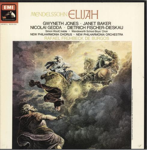 Felix Mendelssohn Elijah Vinyl Box Set UK M2BVXEL607153
