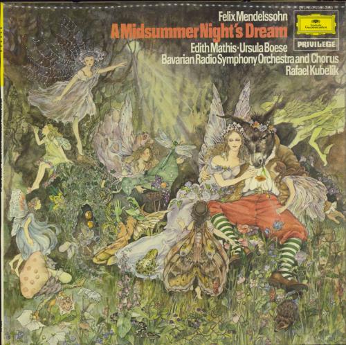 Felix Mendelssohn Mendelssohn: A Midsummer Night's Dream vinyl LP album (LP record) UK M2BLPME832872