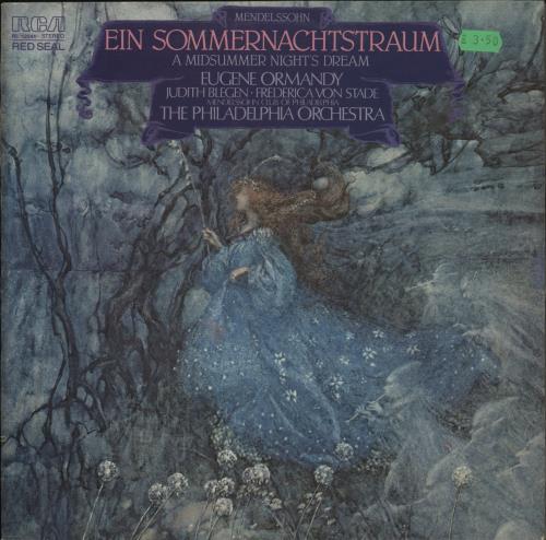 Felix Mendelssohn Mendelssohn: A Midsummer Night's Dream vinyl LP album (LP record) Italian M2BLPME869078