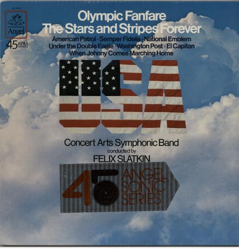 Felix Slatkin USA - The Great Marches And Anthems vinyl LP album (LP record) US FXSLPUS647625