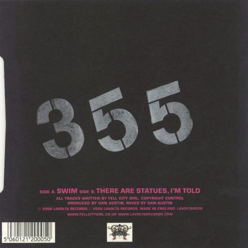 Fell City Girl Swim 7" vinyl single (7 inch record / 45) UK 44L07SW794452