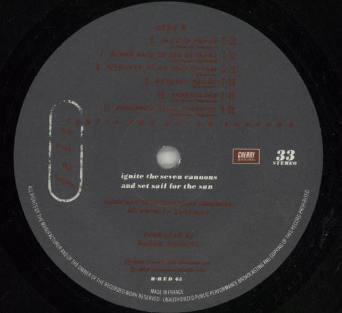 Felt Ignite The Seven Cannons vinyl LP album (LP record) UK FLTLPIG316672