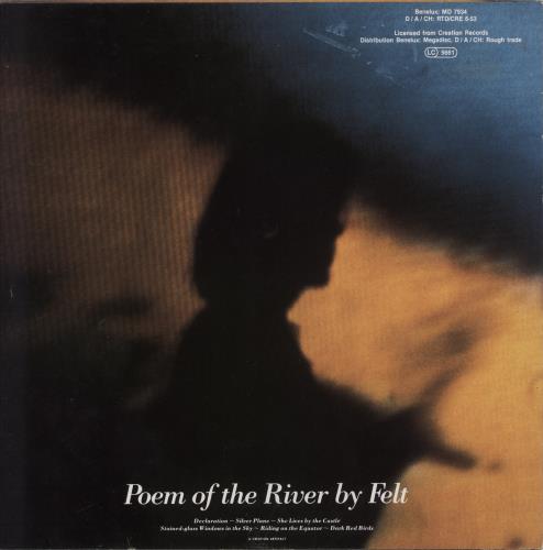 Felt Poem Of The River - Stickered vinyl LP album (LP record) German FLTLPPO825776