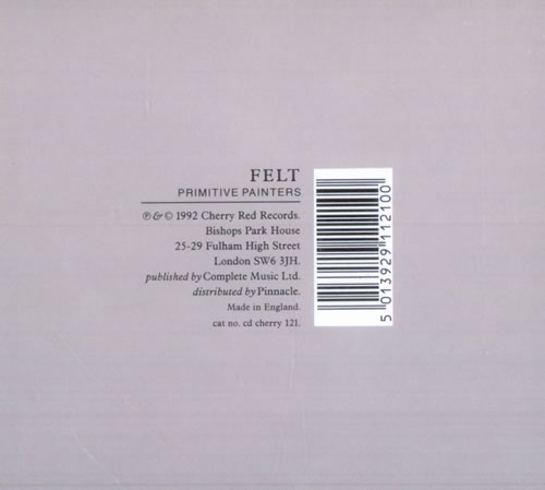 Felt Primitive Painters CD single (CD5 / 5") UK FLTC5PR110098